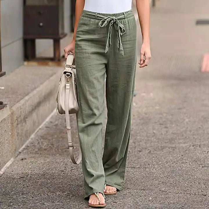 Grace™ Wide Leg Linen Pants