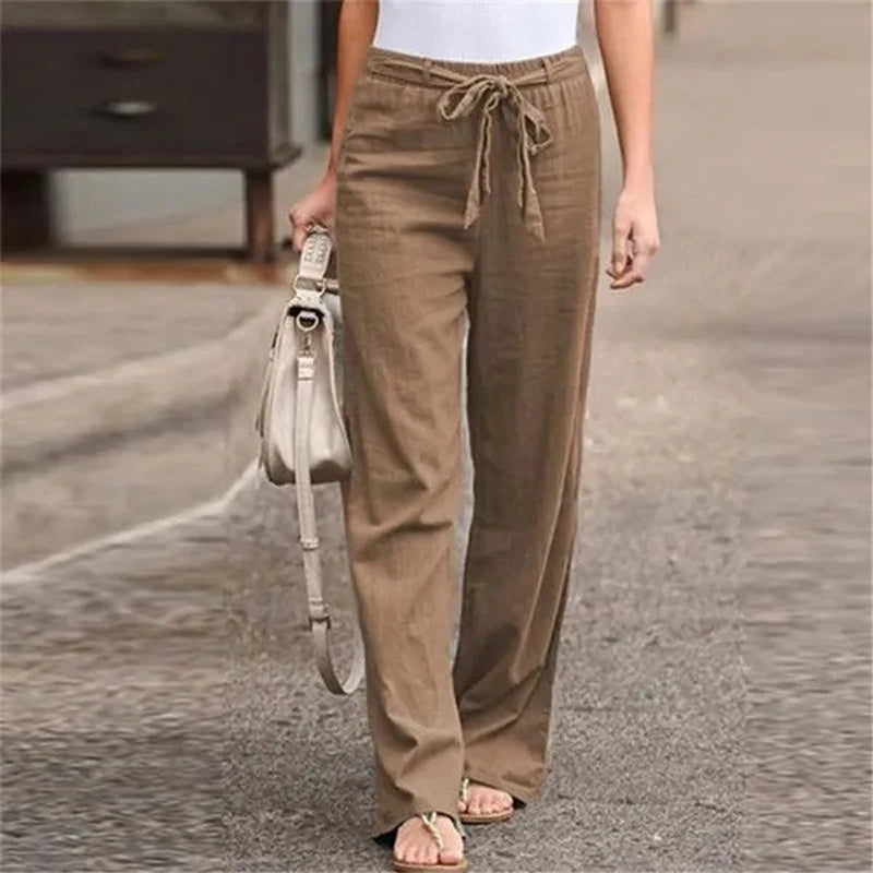 Grace™ Wide Leg Linen Pants