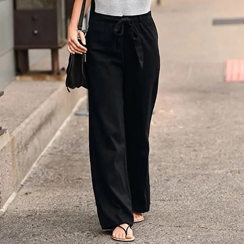 Grace™ Wide Leg Linen Pants