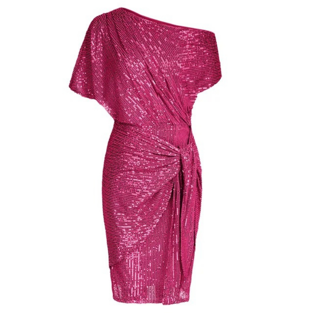 Briony | One-Shoulder Wedding Guest Dress