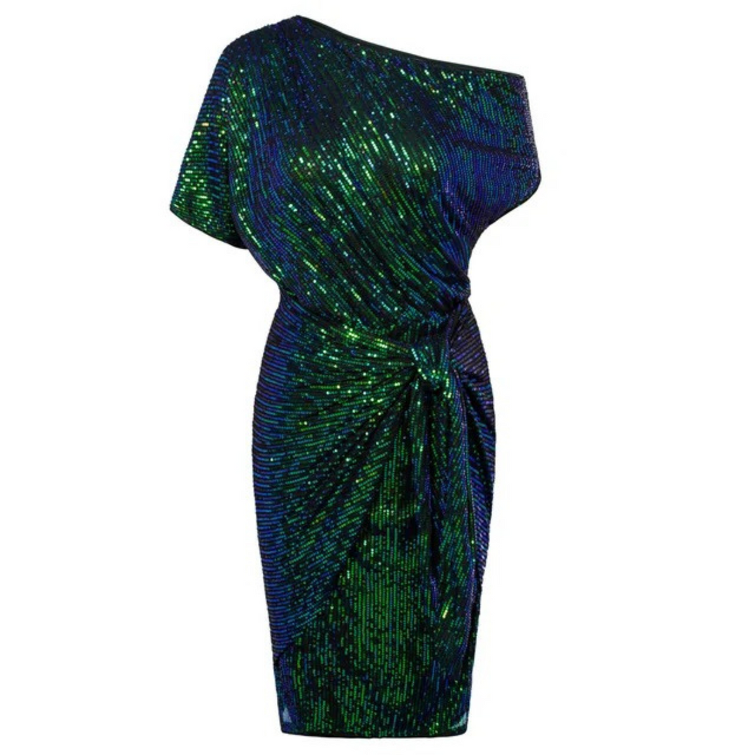 Briony | One-Shoulder Wedding Guest Dress