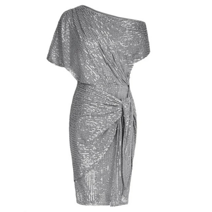 Briony | One-Shoulder Wedding Guest Dress