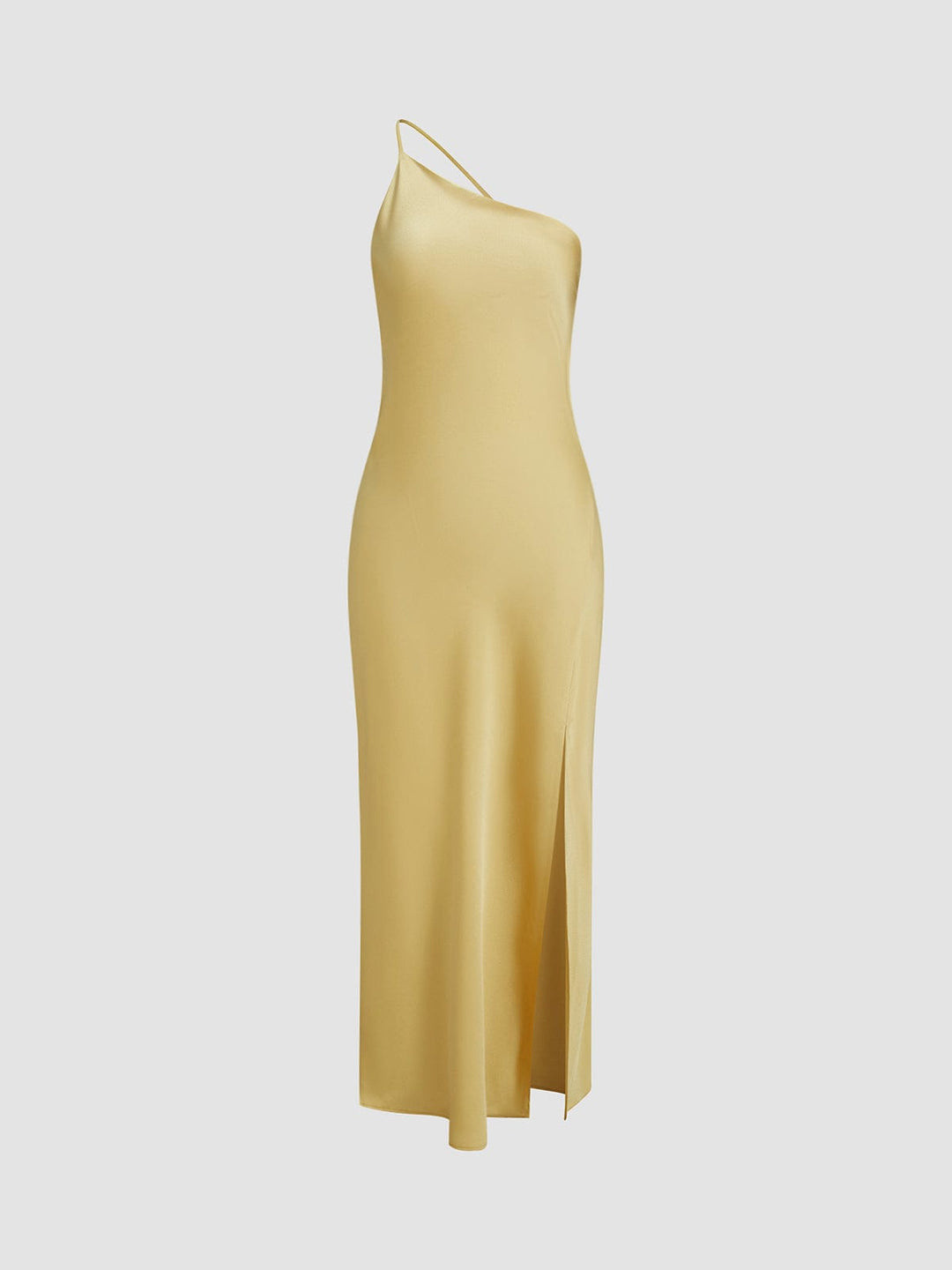 Lowri | Satin Halter Wedding Guest Dress