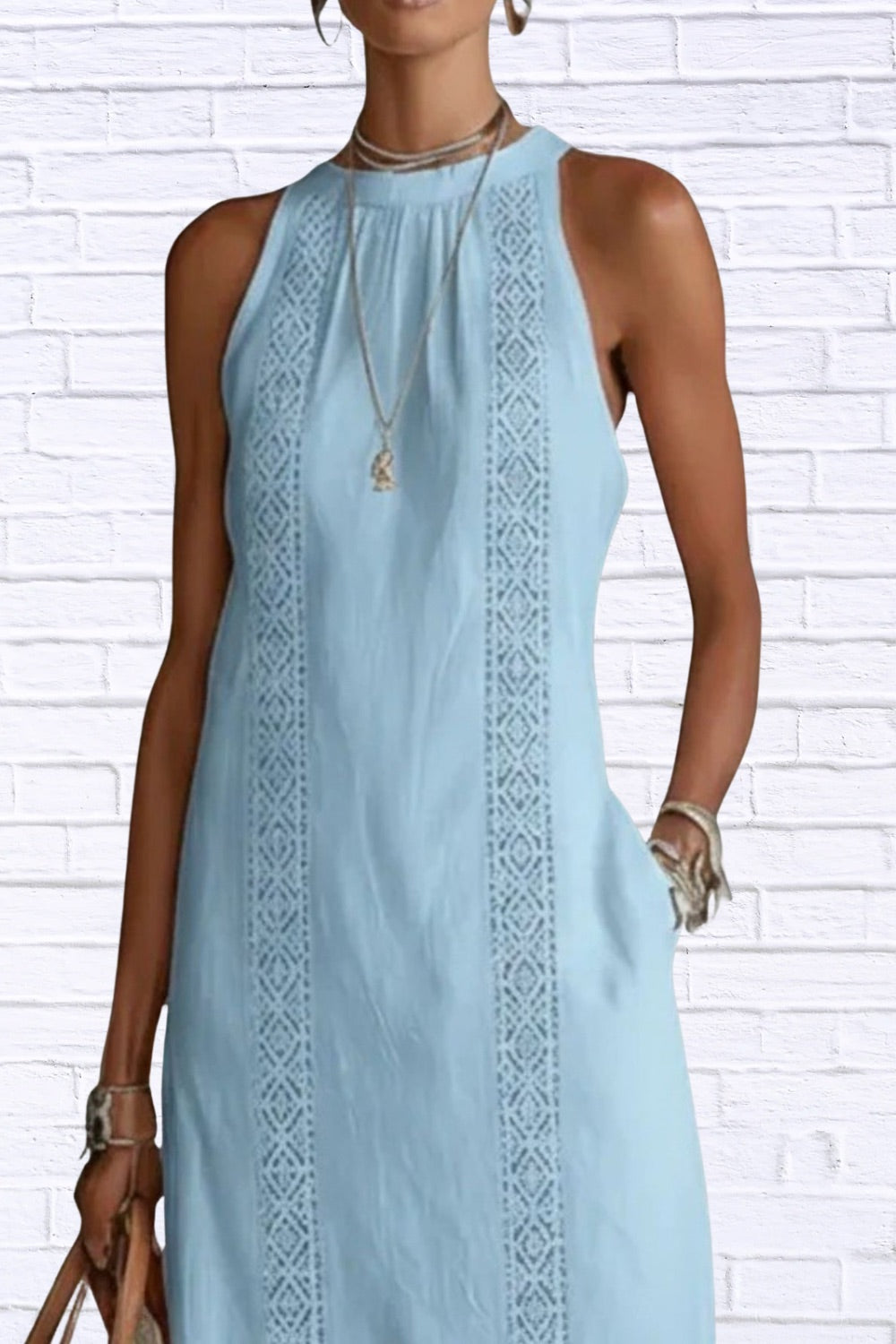 Maria | Elegant Sleeveless Summer Dress