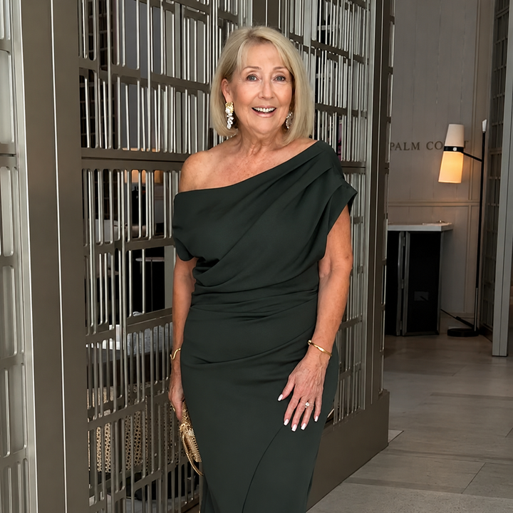 Clara™ Satin Midi Dress