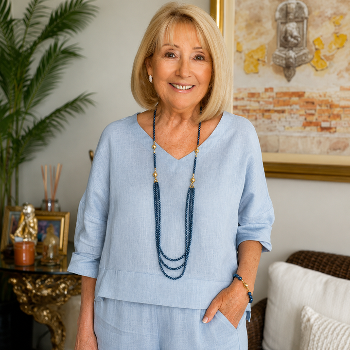 Bella™ Cotton Linen Blouse