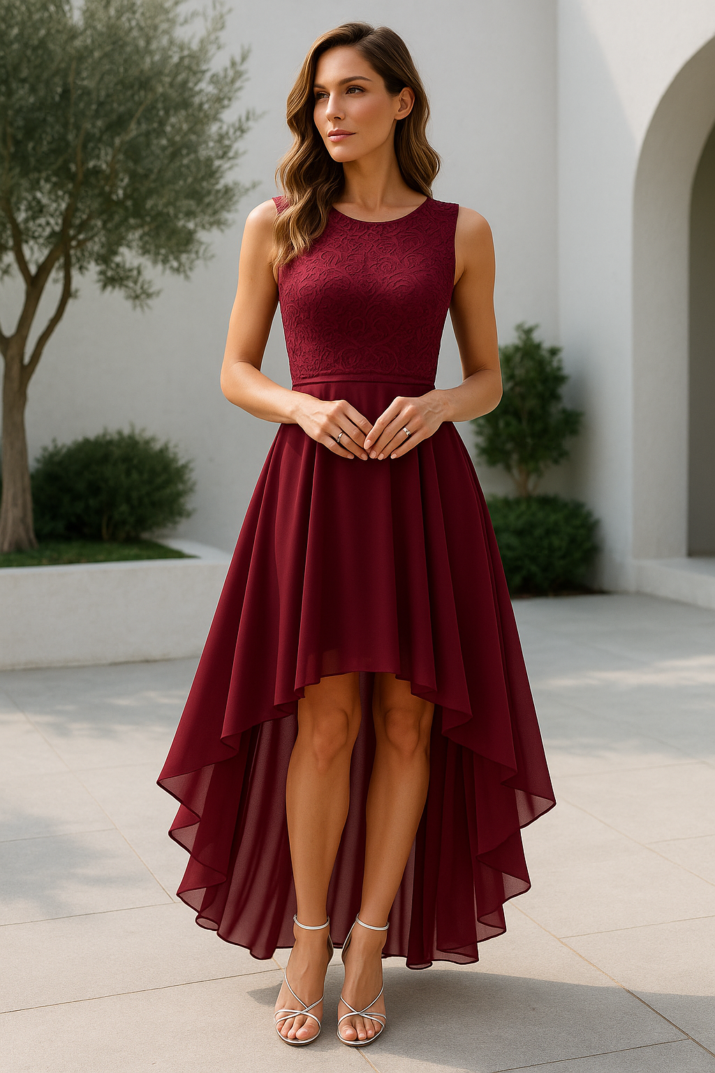Aurea | Asymmetrical Wedding Guest Dress