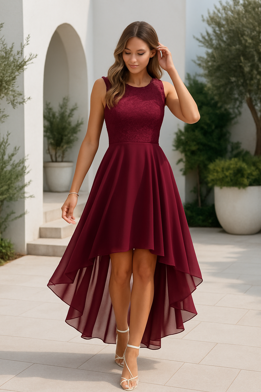 Aurea | Asymmetrical Wedding Guest Dress