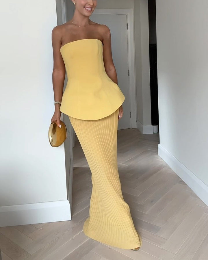 Camila | Strapless Elegant Wedding Guest Dress