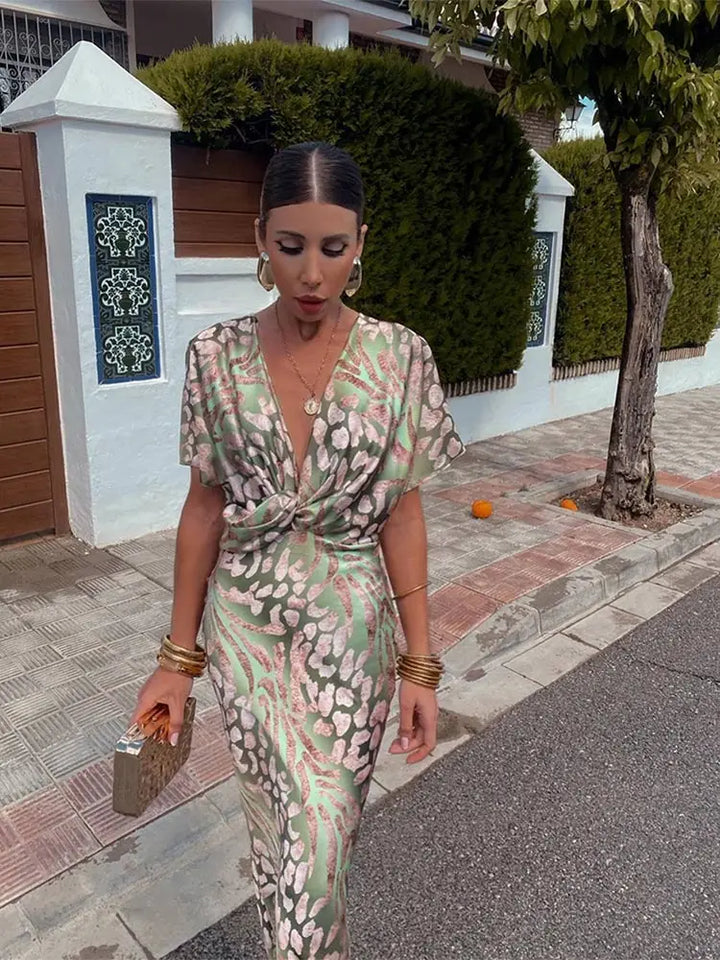 Clara | Wrap Wedding Guest Dress