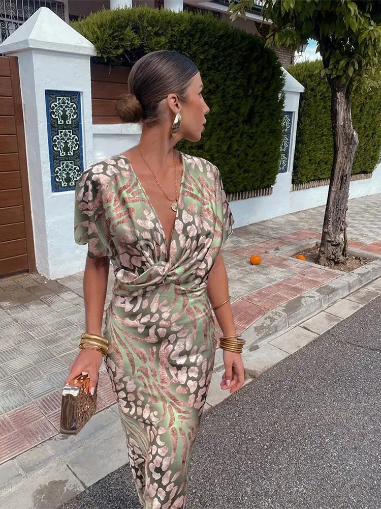 Clara | Wrap Wedding Guest Dress
