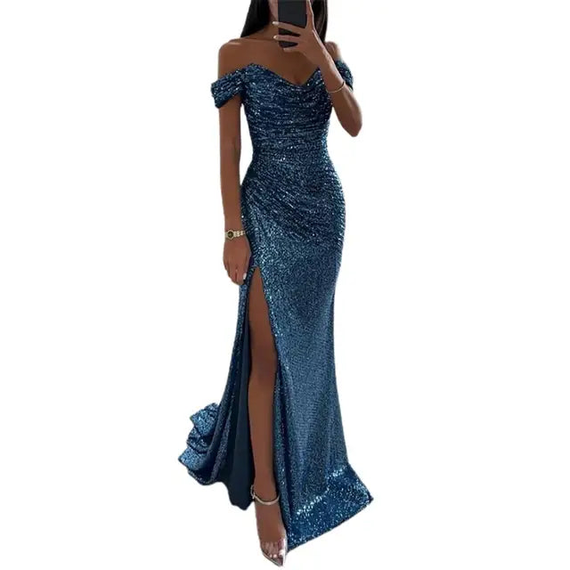 Avery | Off-Shoulder Evening Wedding Guest Dress
