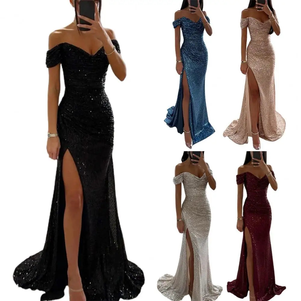 Avery | Off-Shoulder Evening Wedding Guest Dress