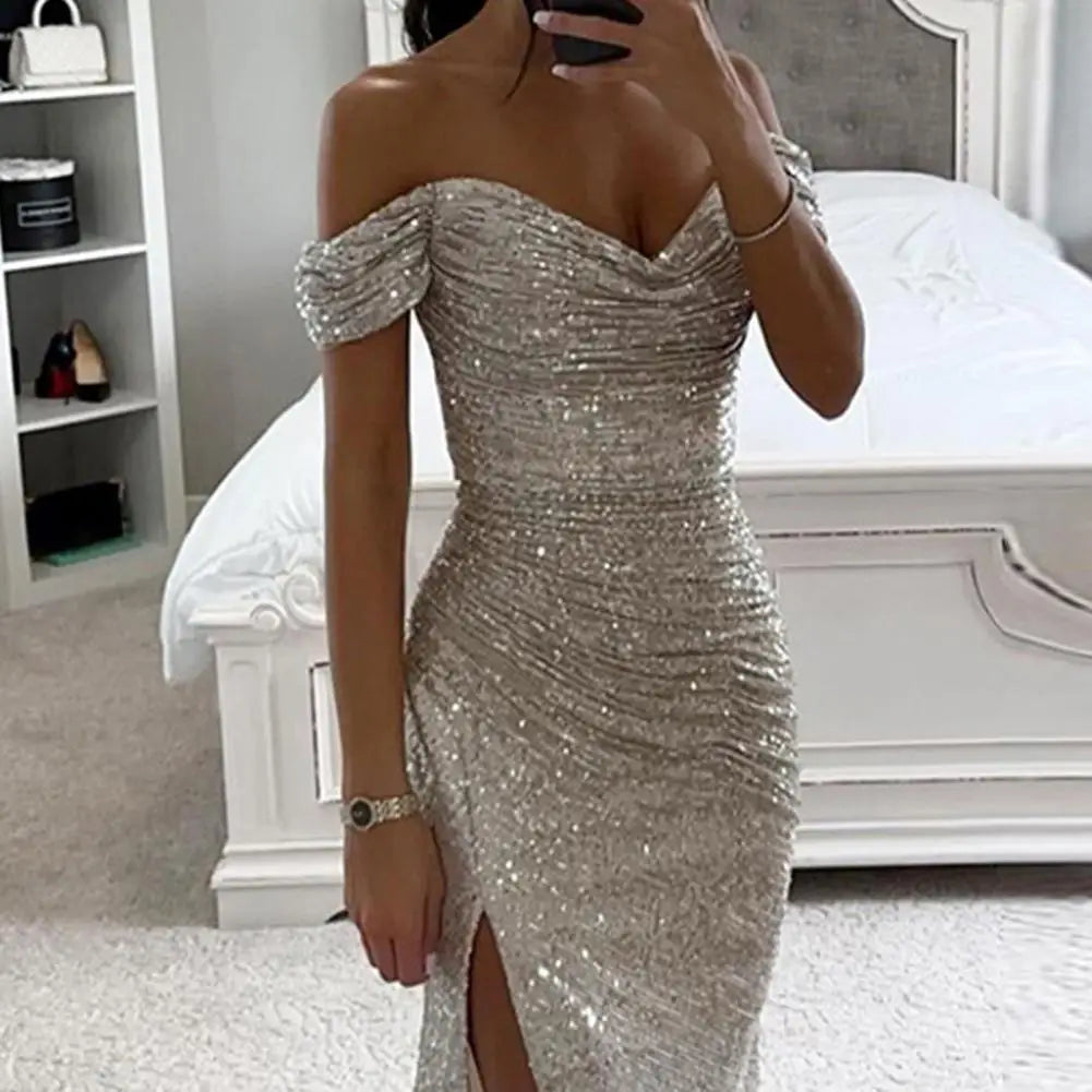 Beatrix | Sequin Evening Wedding Guest Dress