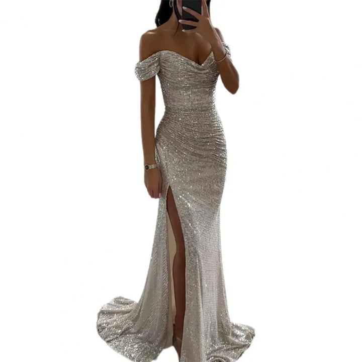 Avery | Off-Shoulder Evening Wedding Guest Dress