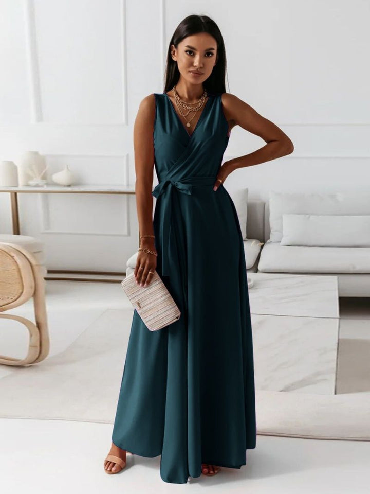 Anya | Envelope Maxi Wedding Guest Dress