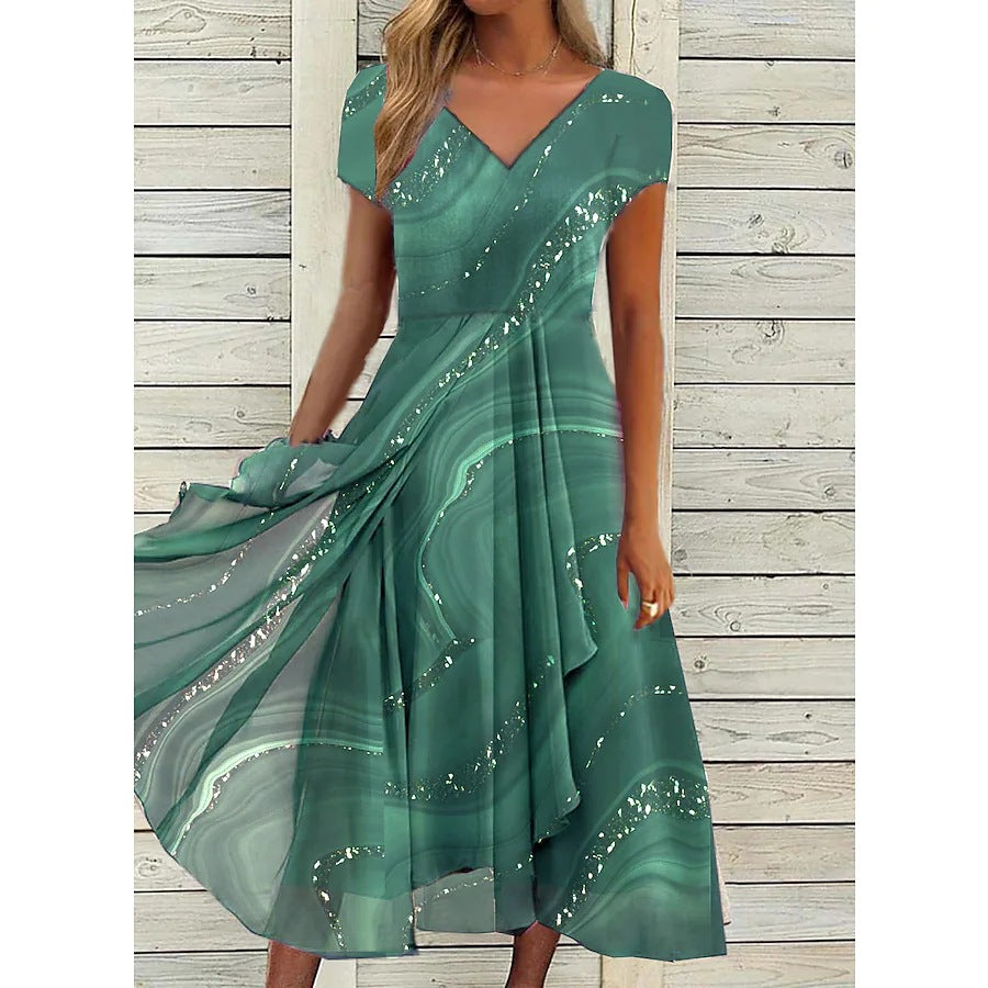 Rylee | Polished Patchwork Women's Dress