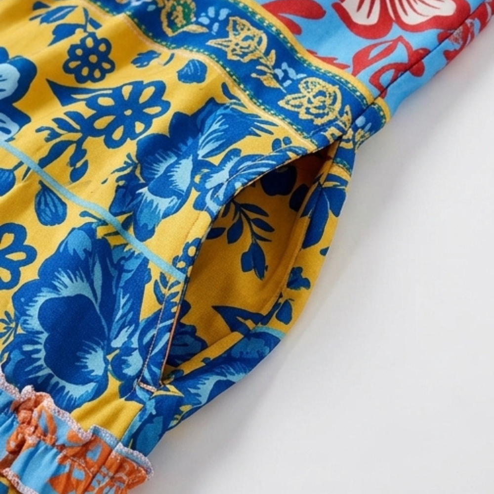 Vivanya™ – Bold Floral Summer Maxi Dress