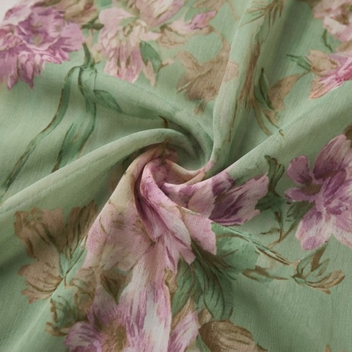 Rosalie™ – Flowy Sage Floral Summer Maxi