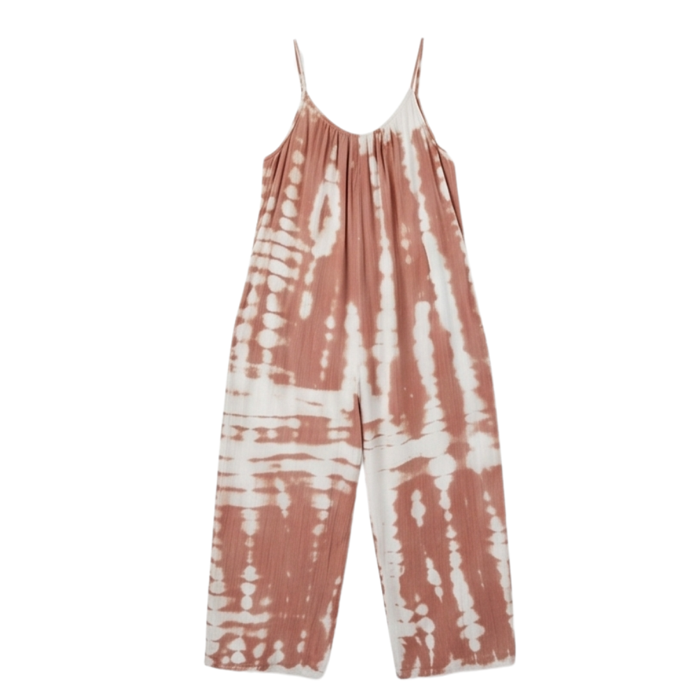 Sevella™ – Wide-Leg Tie-Dye Jumpsuit