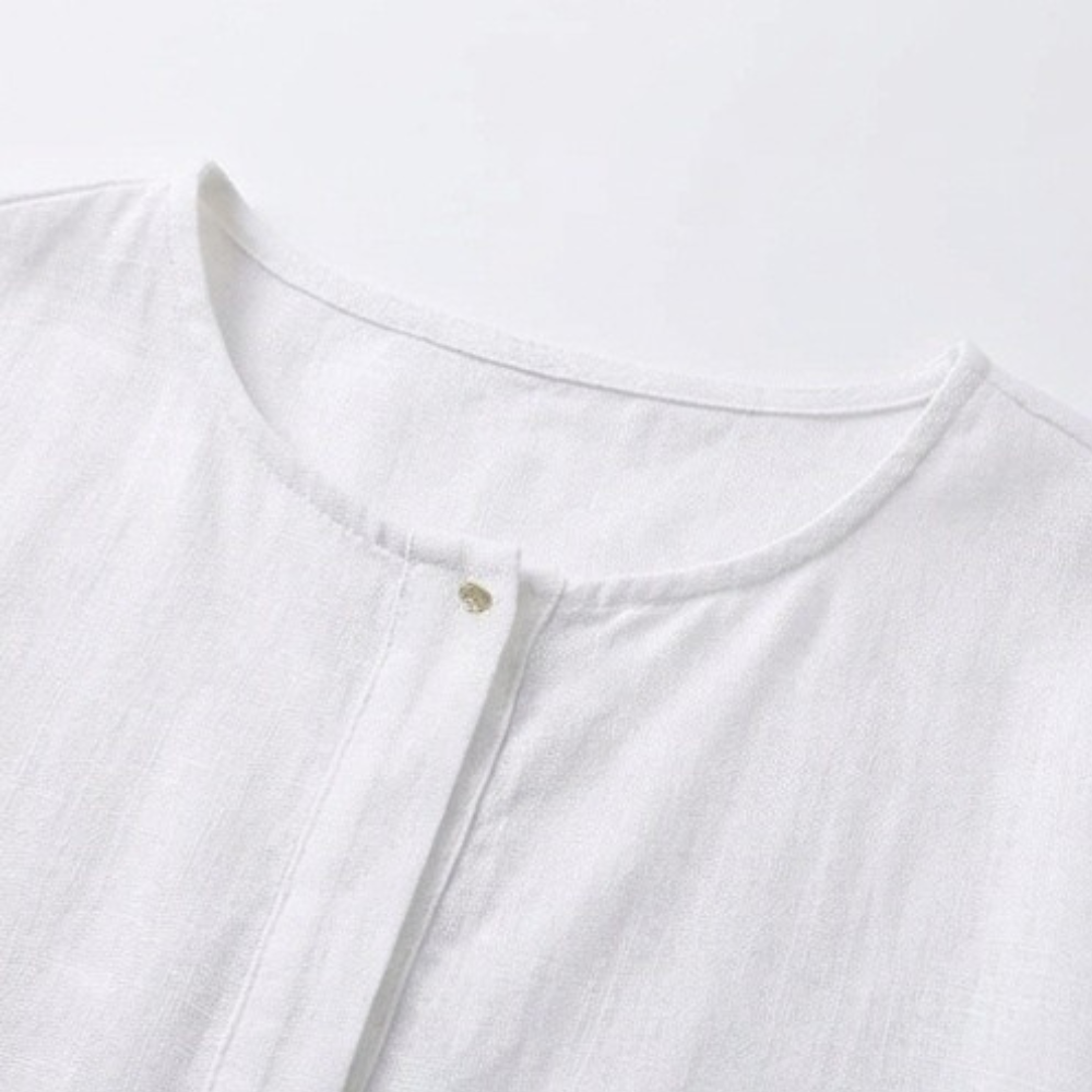 Lunavia™ – Flowy Linen-Style Maxi for Everyday Elegance