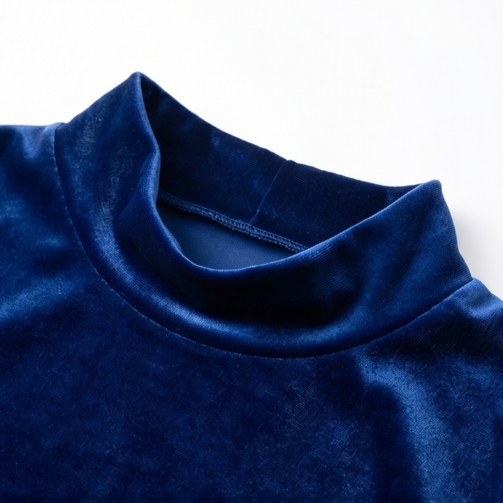 Sofelle™ - Velvet Cocoon Midi Dress with Hidden Pockets