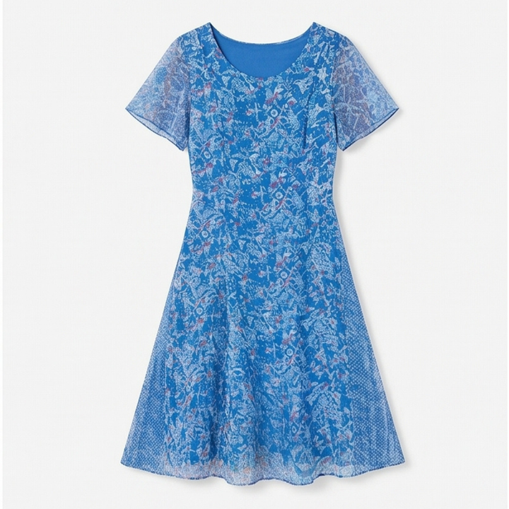 Kynara™ - Flutter-Sleeve Midi Dress for Easy Summer Elegance