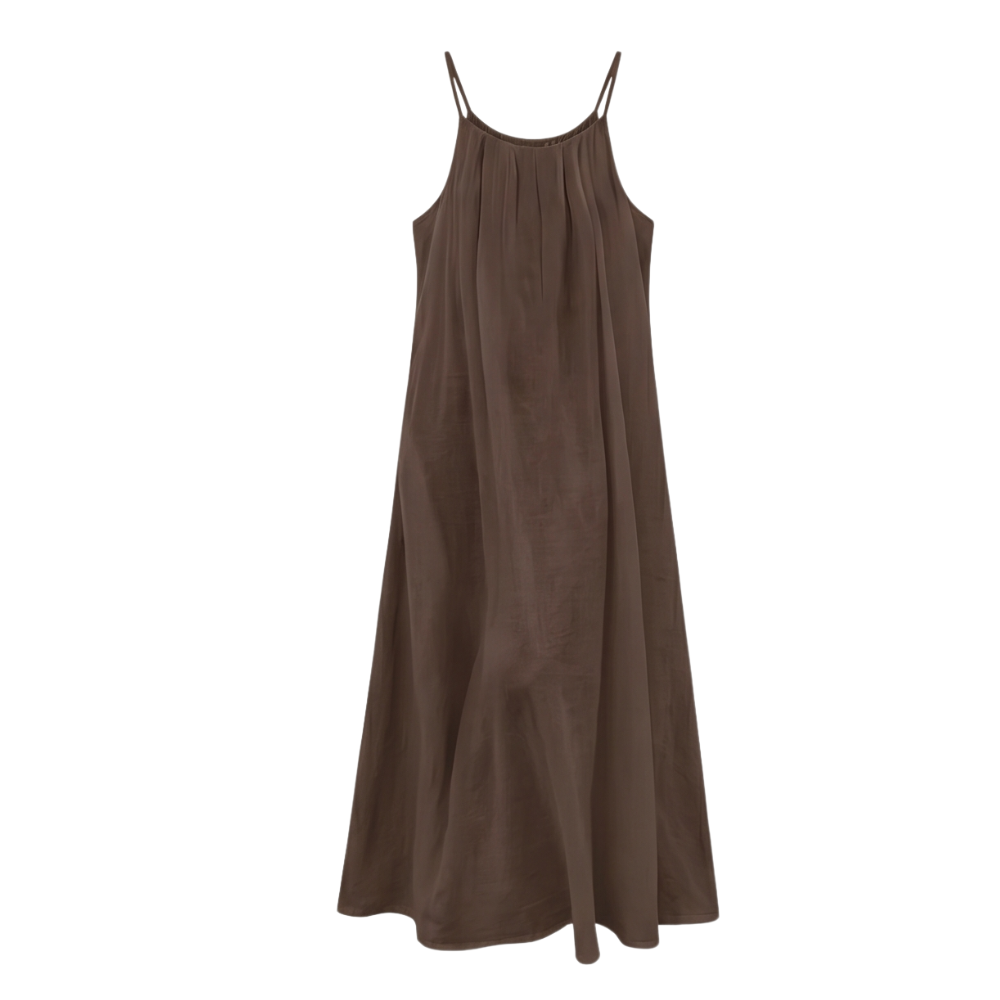 Lunavia™ – Backless Cami Maxi Dress for Warm Summer Days