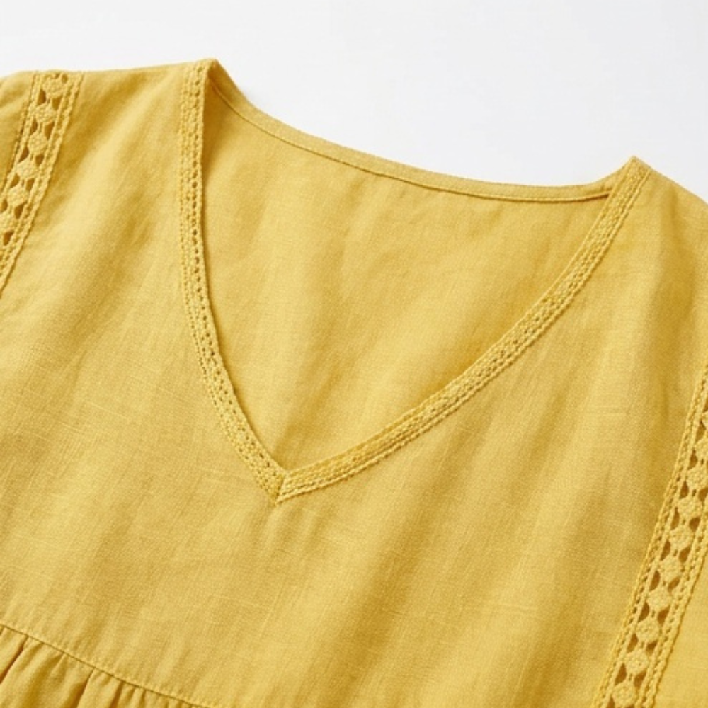 Virella™ – Relaxed Midi Dress with Pockets