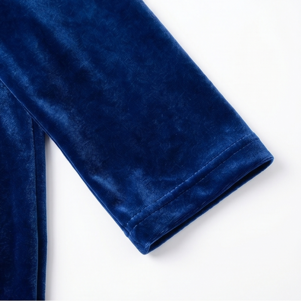 Sofelle™ - Velvet Cocoon Midi Dress with Hidden Pockets