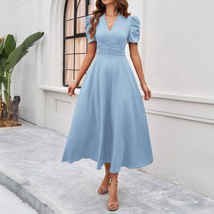 Aveline | Elegant Puff-Sleeve Dress