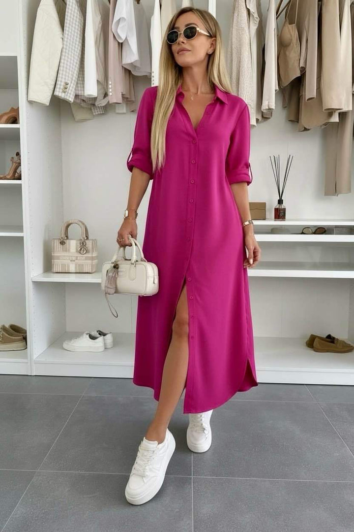 Helen - Oversized Shirt Dress
