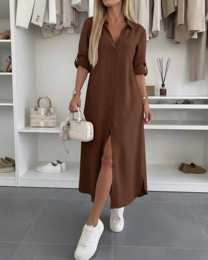 Helen - Oversized Shirt Dress