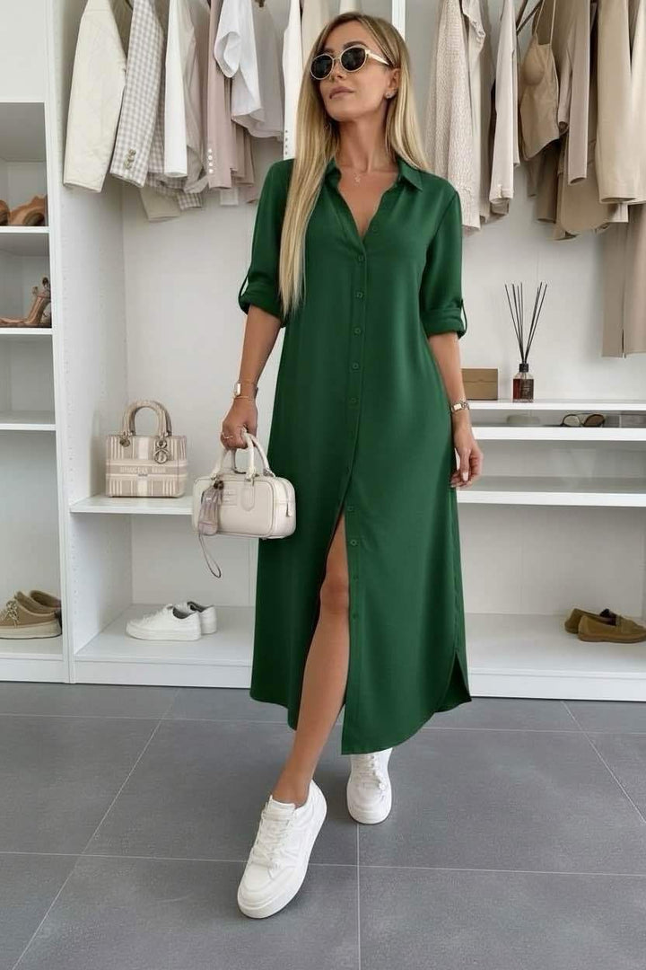 Helen - Oversized Shirt Dress