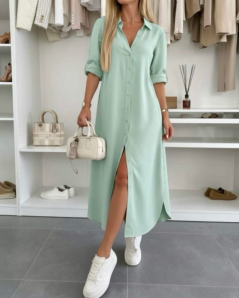 Helen - Oversized Shirt Dress