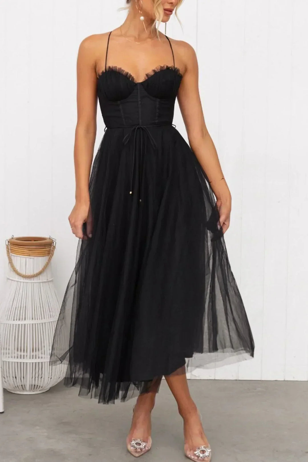 Kiera | Lace Corset Wedding Guest Dress