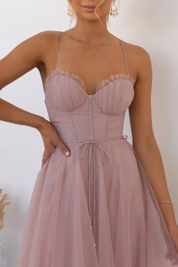 Kiera | Lace Corset Wedding Guest Dress