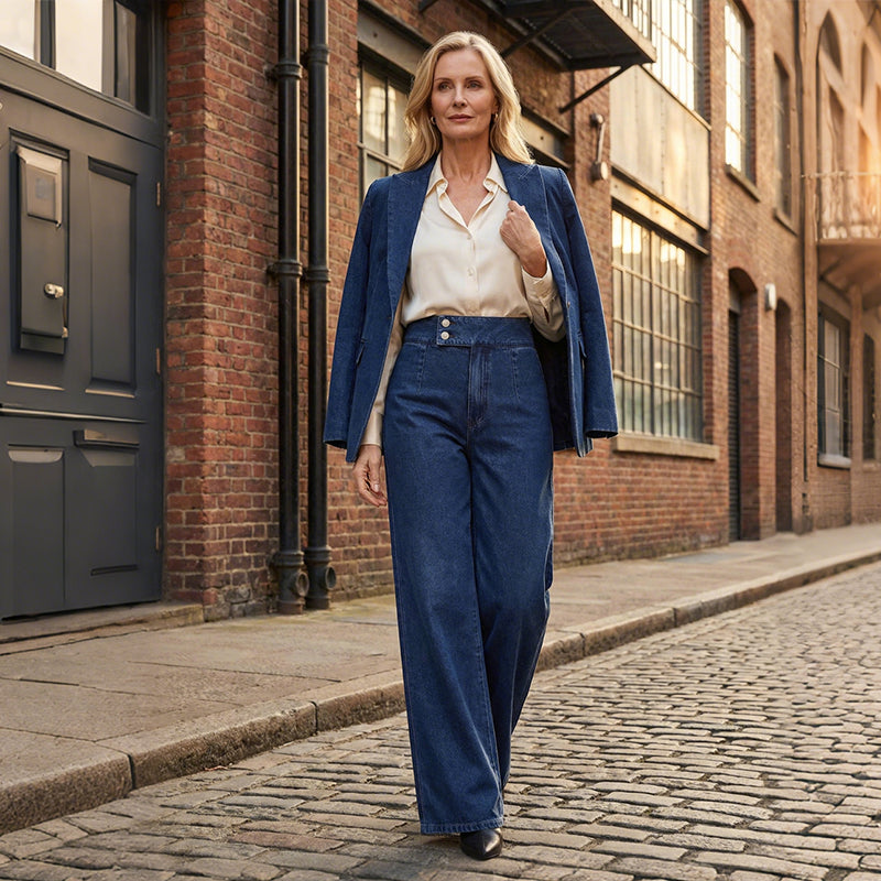 Natalia | Linen Wide-Leg Pants