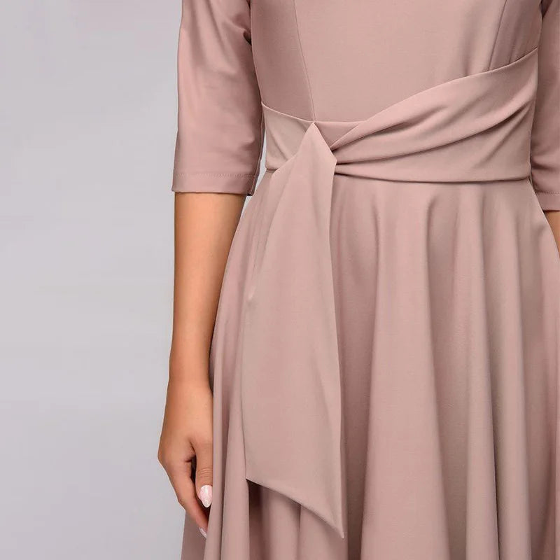Emily | Elegant Swing Wedding Guest Dress