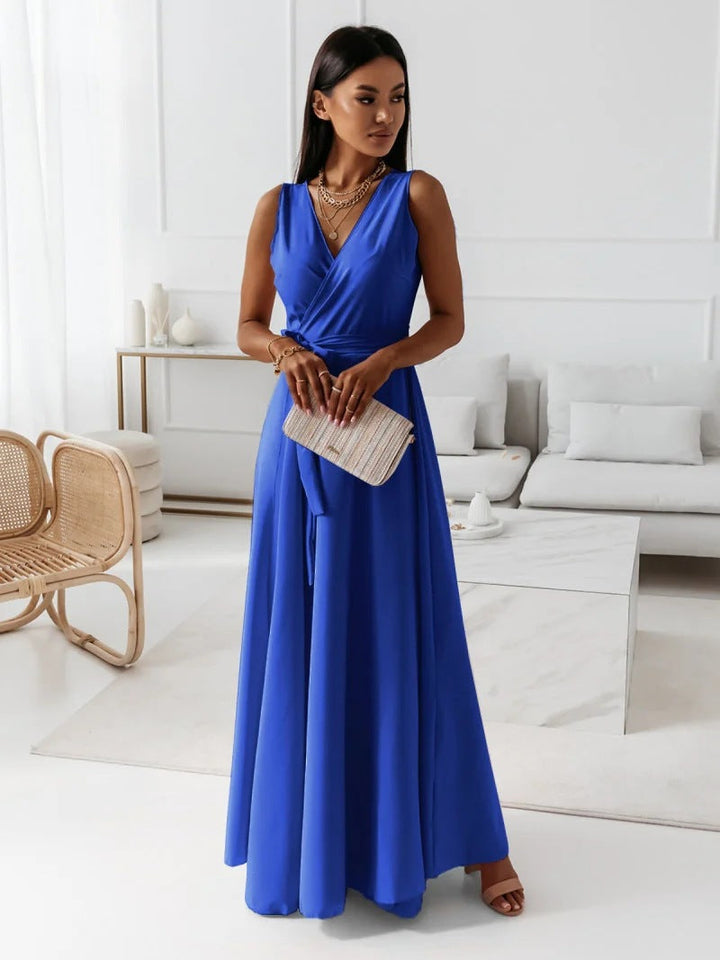 Fenella | Classic Long Wedding Guest Dress