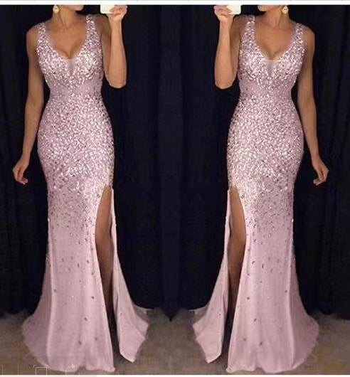 Valerie | V-Neck Ball Gown Wedding Guest Dress