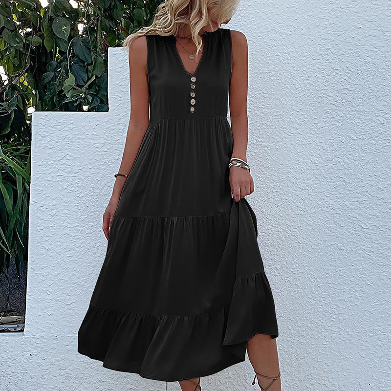 Naomi | Elegant V-neck Dresses