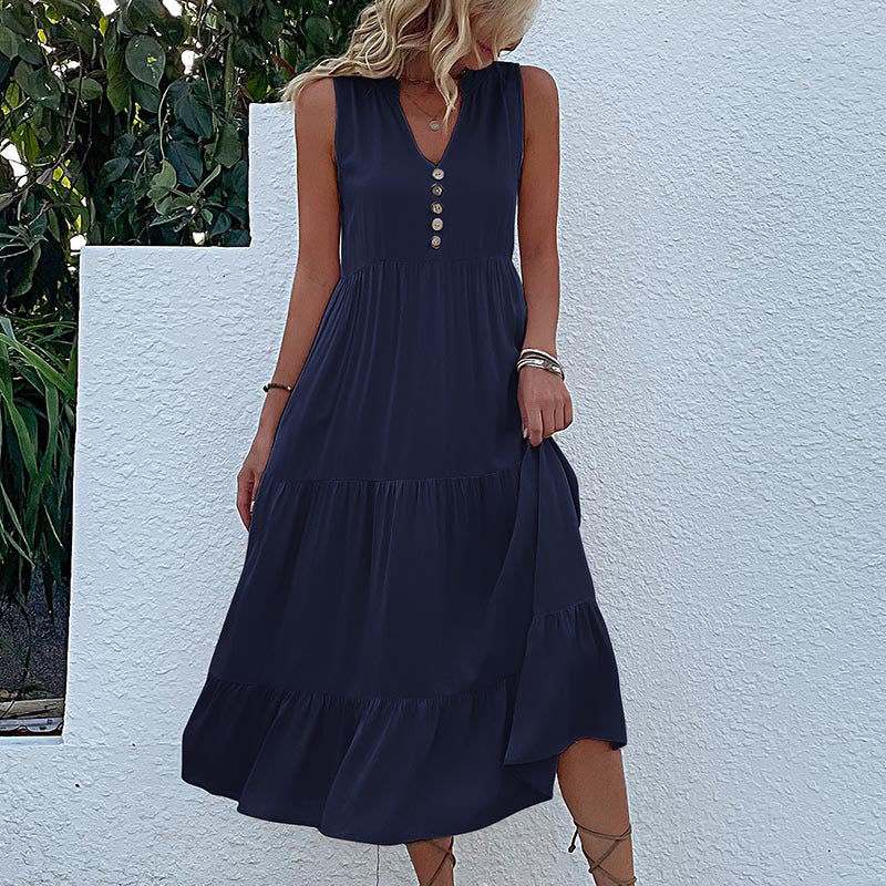 Naomi | Elegant V-neck Dresses