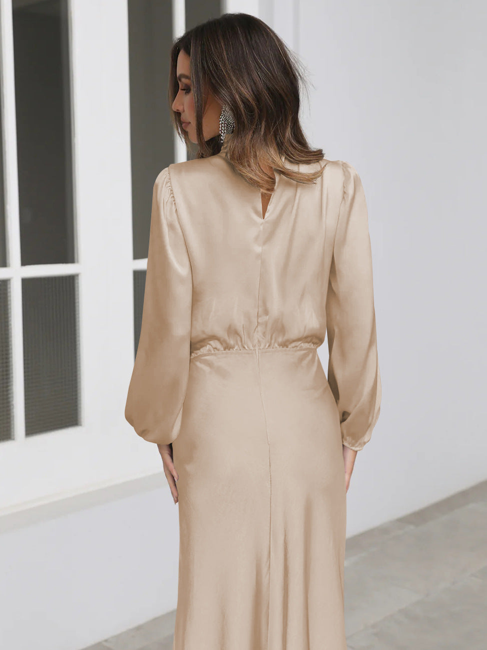 Orla | Satin Bodycon Wedding Guest Dress
