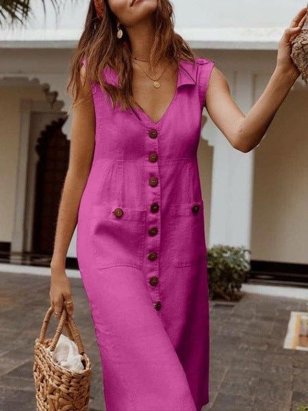 Colette | Radiant Nail Button Dress