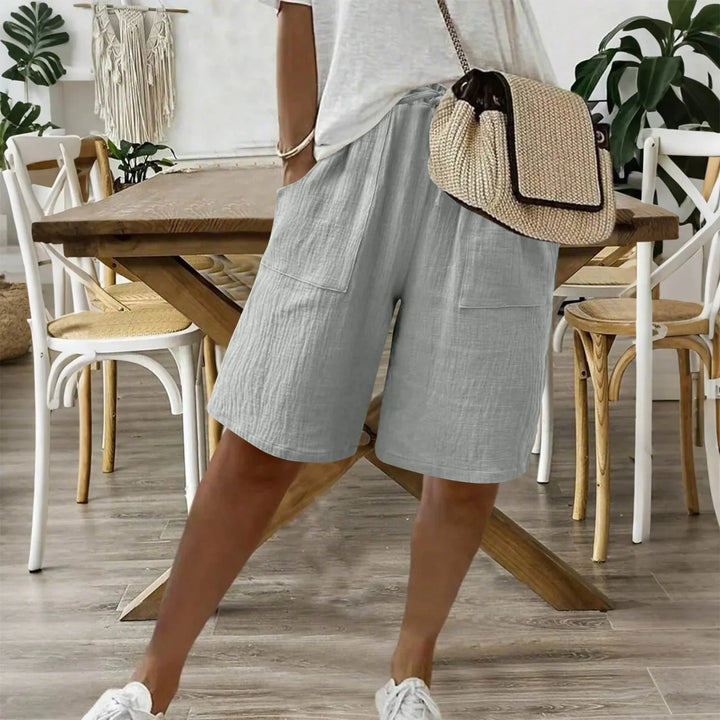 Sienna | Linen-Cotton Shorts