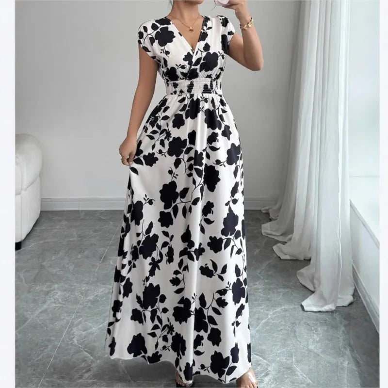 Flora™ - Floral Maxi Beach Dress