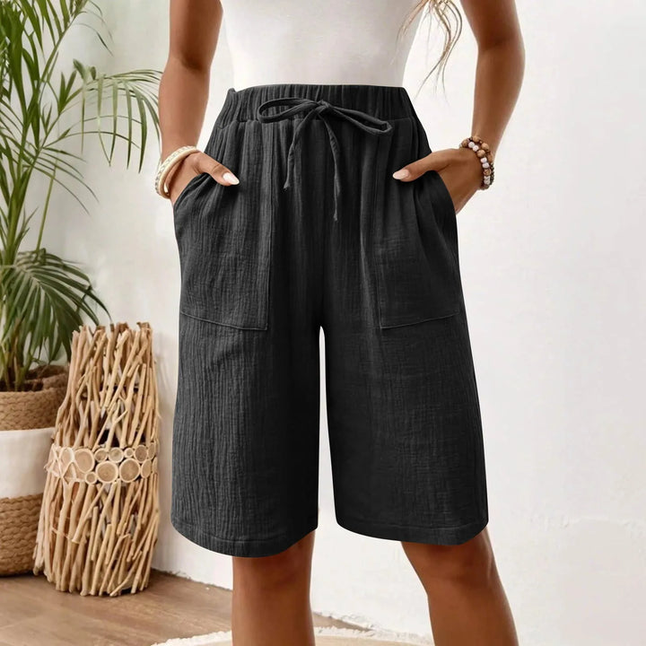 Sienna | Linen-Cotton Shorts
