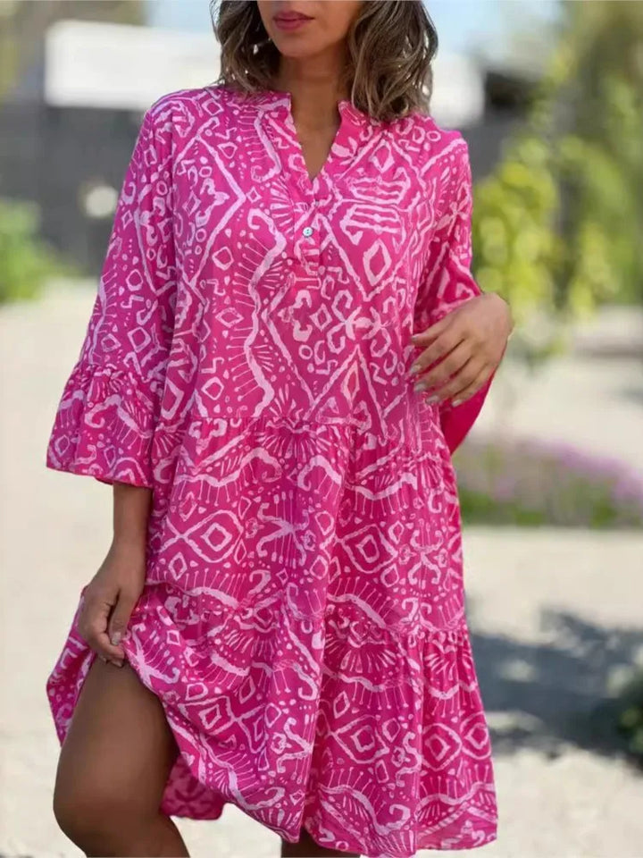 MARINA | Effortless Boho Shirt Dress