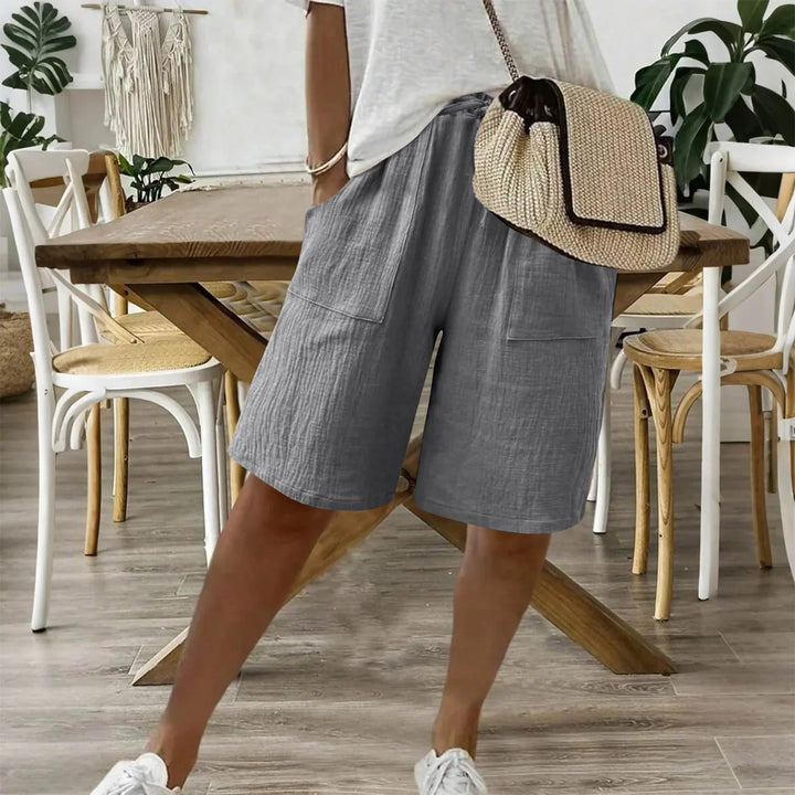 Sienna | Linen-Cotton Shorts